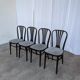 Chaises de salle à manger STOL Kamnik vintage : ensemble de 4 des années 1970, style moderne du milieu du siècle.