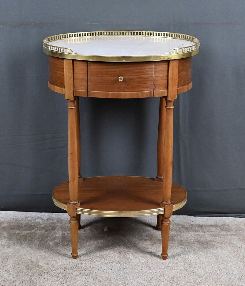 Mahogany coffee table, Louis XVI style – 2nd half of the 19th century