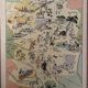 Old illustrated map of Orleans Berry - JP Pinchon
