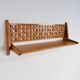 Set of 2 Mid-Century Wall Shelves with Woven Back Panel – ÚLUV