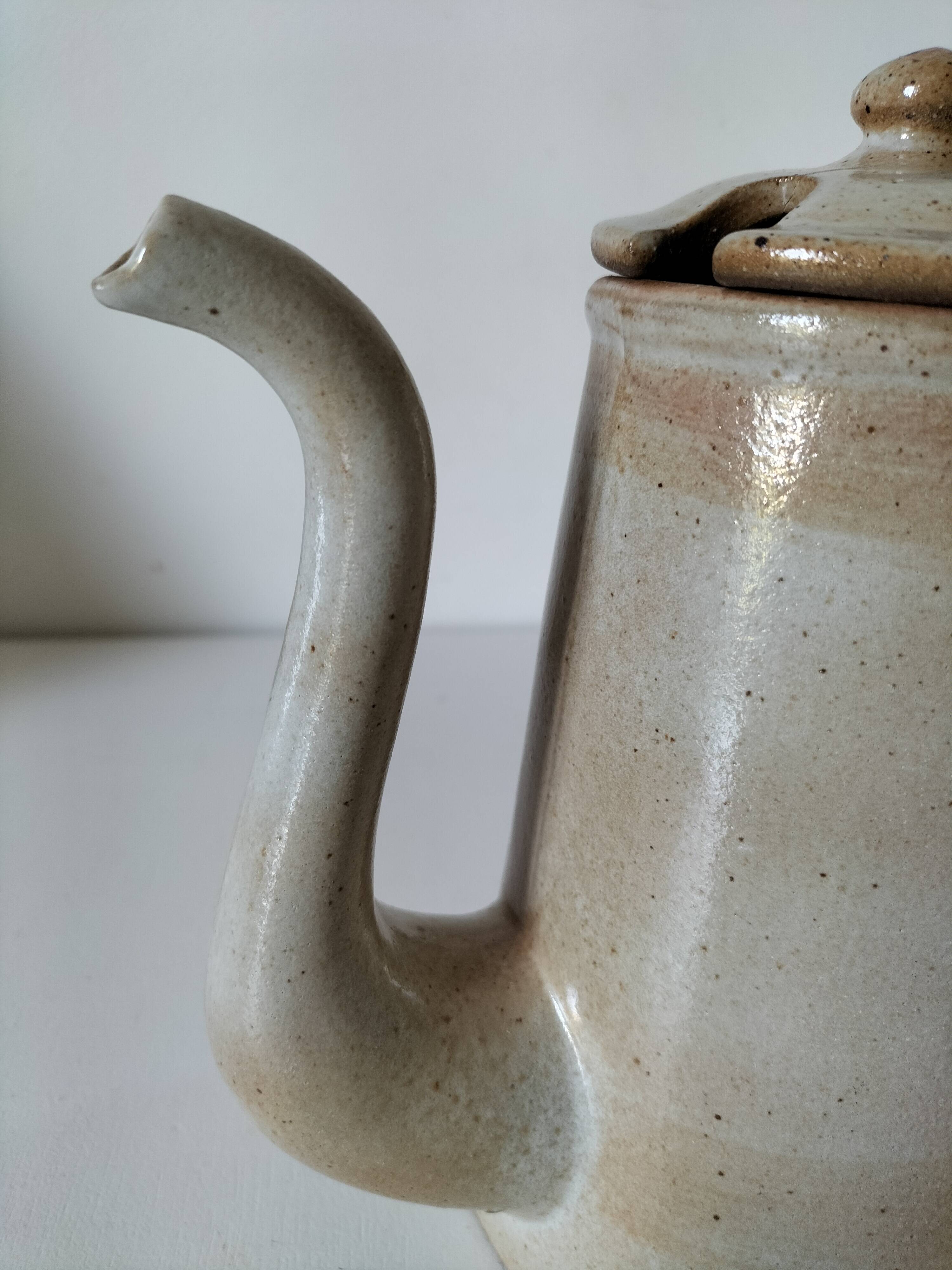 Marais Stoneware Chocolate Pot