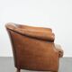 Comfortable club chair made of sheepskin leather