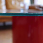 Red leg coffee table