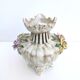 Italian floral vase in Bassano ceramic