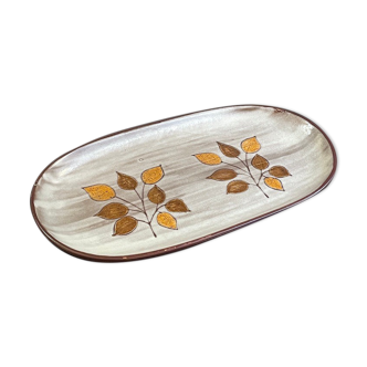 Oval ceramic dish 1970