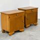 Pair of Vintage Art Deco Nightstands, 1930s-1940s