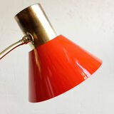 Vintage Red Table Lamp made by AKA Germany, 1960