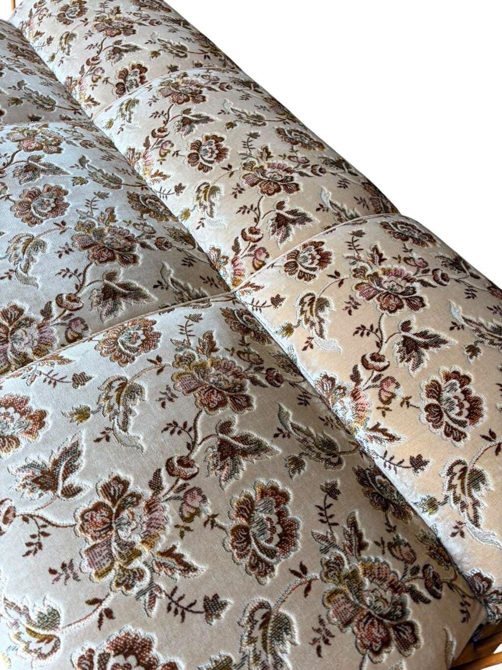 Canapé vintage fleuri / daybed / canapé