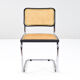 Set of Four Mid-Century Modern Italian Marcel Breuer B32 Cesca Chairs, 70s