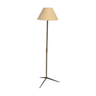 Floor lamp 60s golden tripod