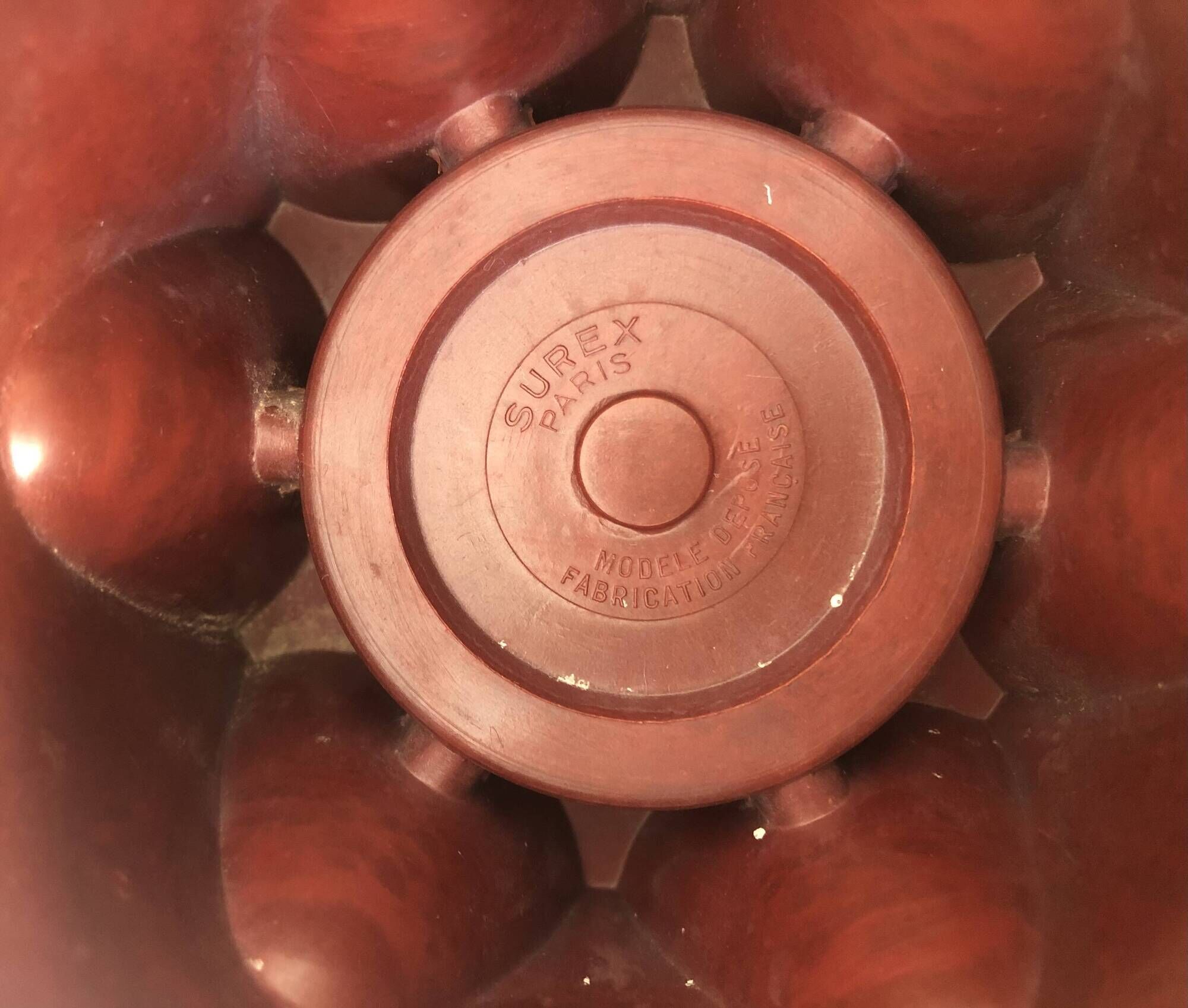 Vintage bistro egg display in bakelite from the 70s