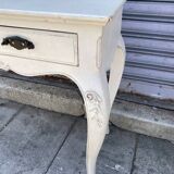 Console en bois peinte country corner