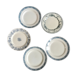 Produit BHV - Ensemble de 5 assiettes plates Terre de Fer