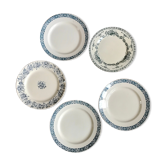Produit BHV - Ensemble de 5 assiettes plates Terre de Fer