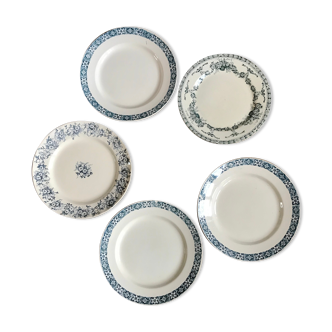 Produit BHV - Ensemble de 5 assiettes plates Terre de Fer