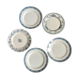 Product BHV - Set of 5 flat plates Terre de Fer