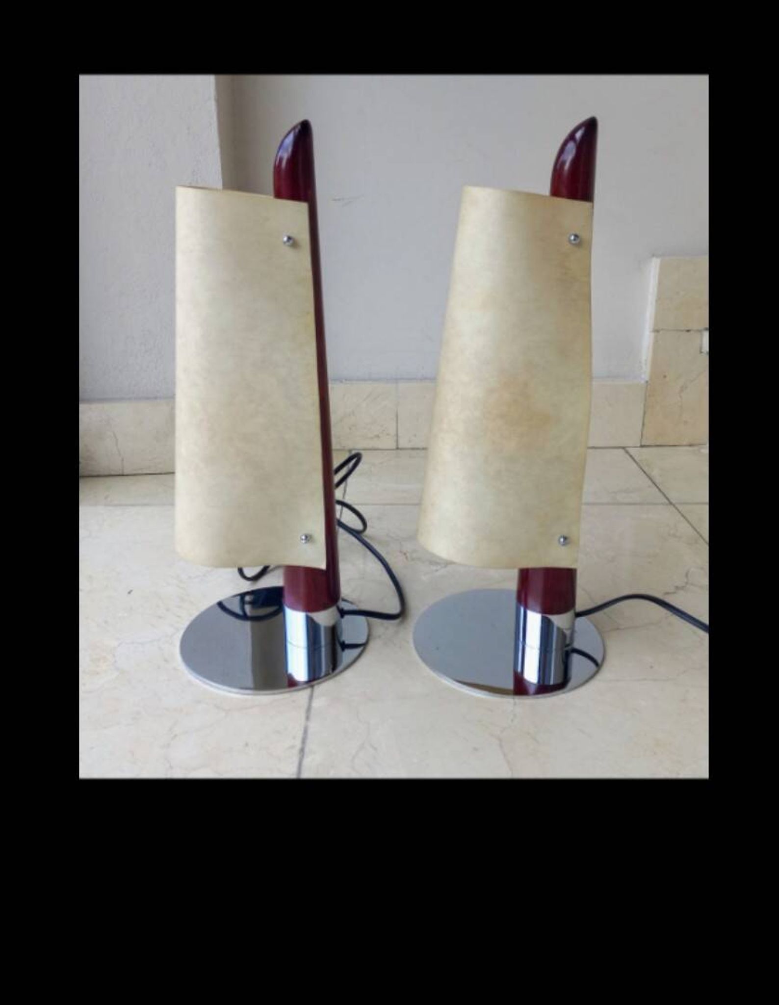 Paire de lampes de bureau Taller Uno mcm