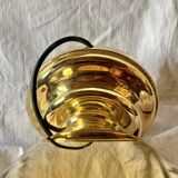 Large vintage brass lamp base - height: 75 cm