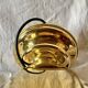 Large vintage brass lamp base - height: 75 cm