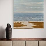 Solitude au bord de la mer 100x100