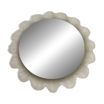 Miroir mural vintage en Lucite avec rétroéclairage, années 1970, Allemagne