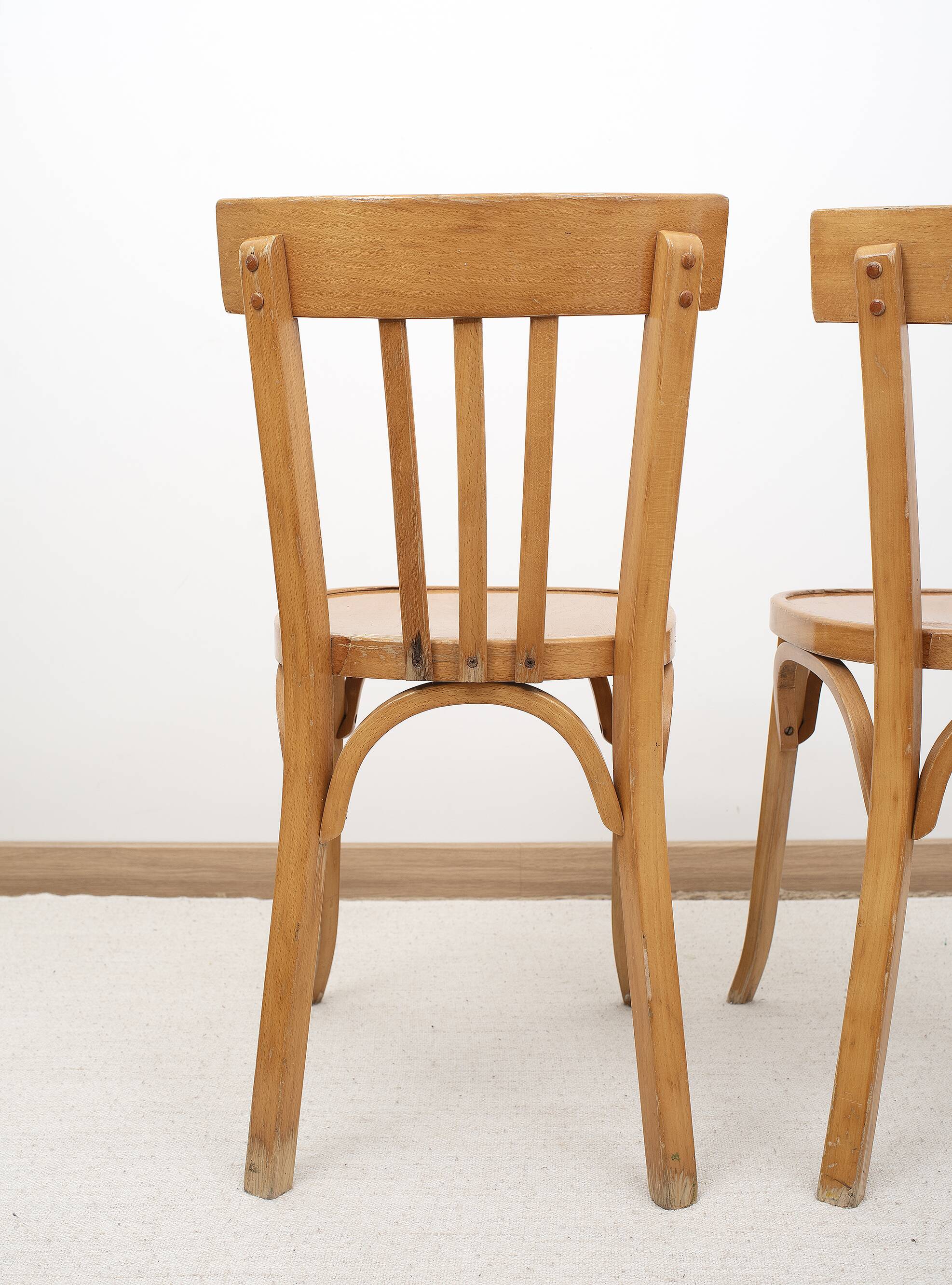 BAUMANN bentwood bistro chairs, set of 4