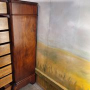 Chiffonnier grande commode en acajou époque xixème