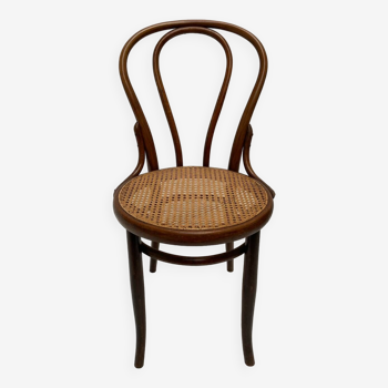 Antique Thonet chair bentwood and webbing