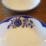 Set of 2 plates digoin sarreguemines model corsica