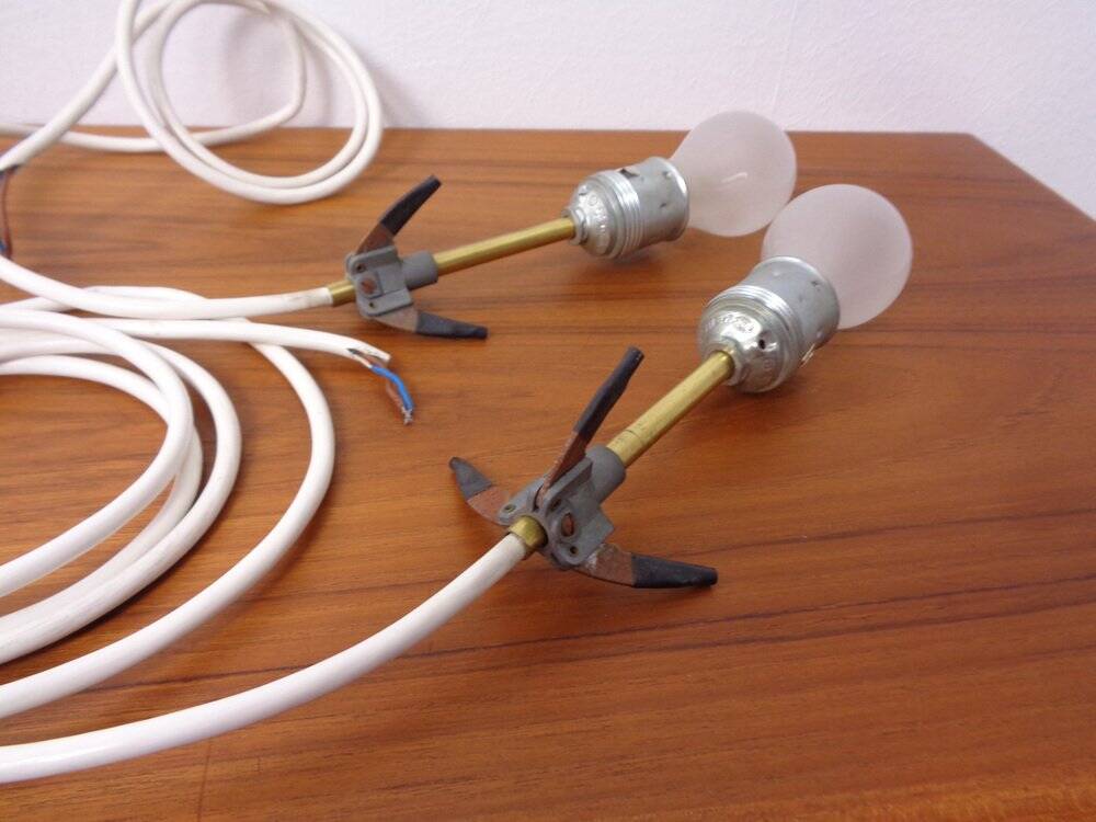 Opaline Glass Satellite Pendant Lamps by Vilhelm Wohlert for Louis Poulsen, 1960s, Set of 2