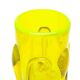 Modernist vase, yellow glass, designed by J. Słuczan-Orkusz, Poland, 1970s