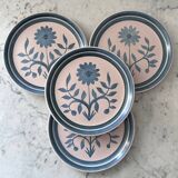 Set of 4 stamped Longchamp plates