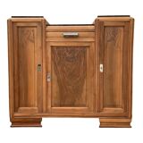Parisian art deco buffet walnut brut massive 1920