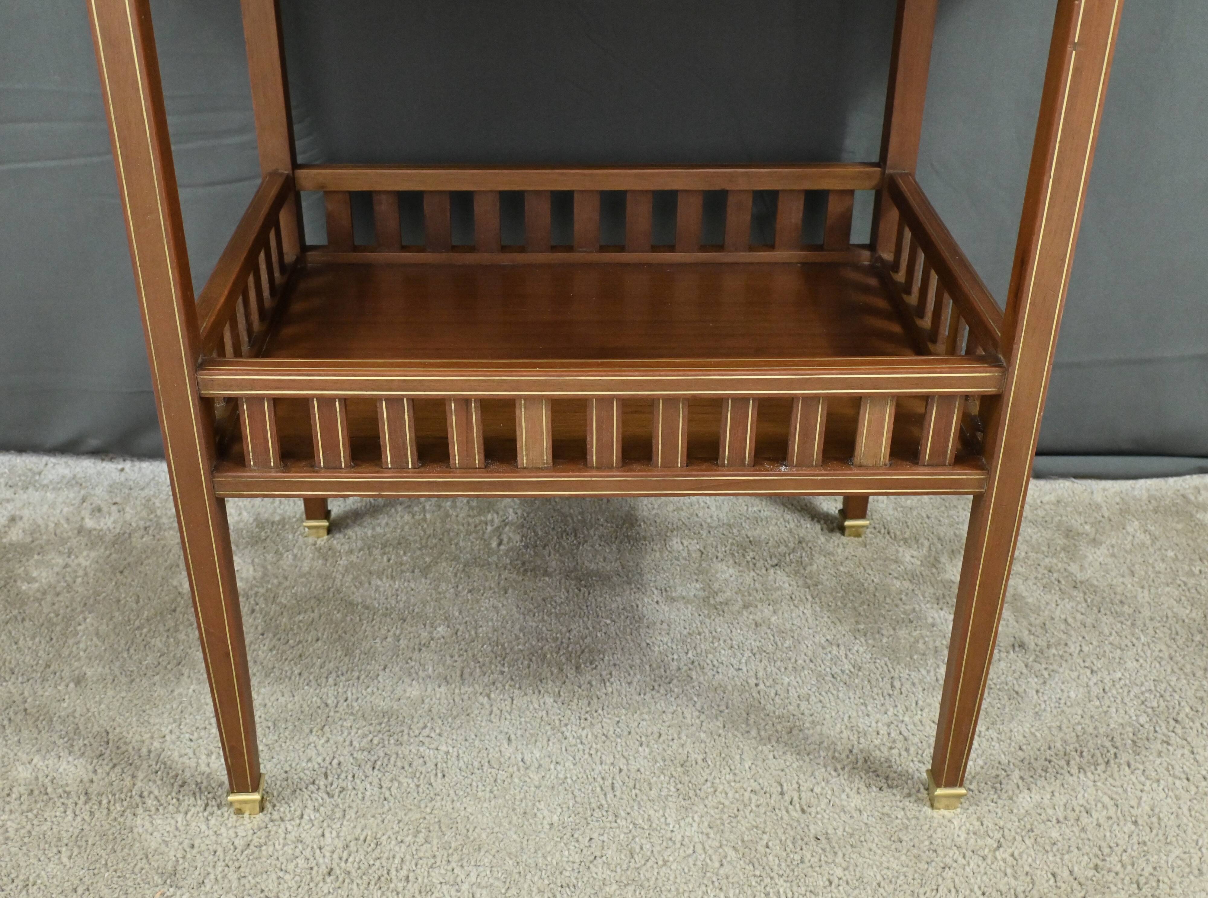 Small Mahogany Coffee Table, Maison Pagny, Directoire style – Early 20th century