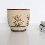 Antique ceramic pot cover, vintage