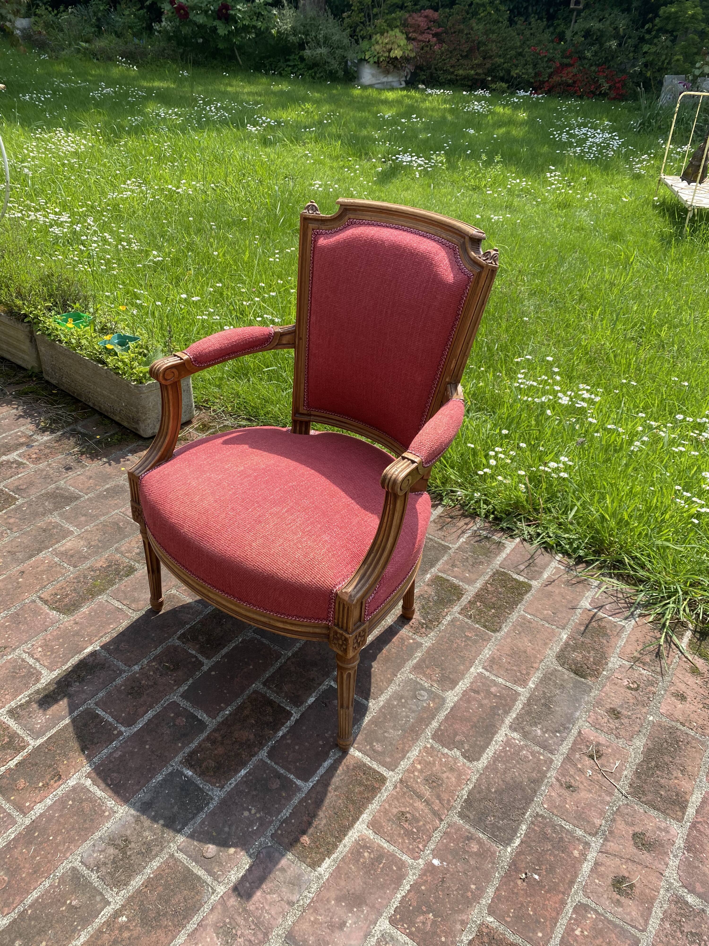 Cabriolet armchair Epoque Louis 16