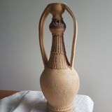 Large vase in Hispano-Moorish style in raw stoneware