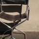 Fauteuil cuir pliant Lafuma