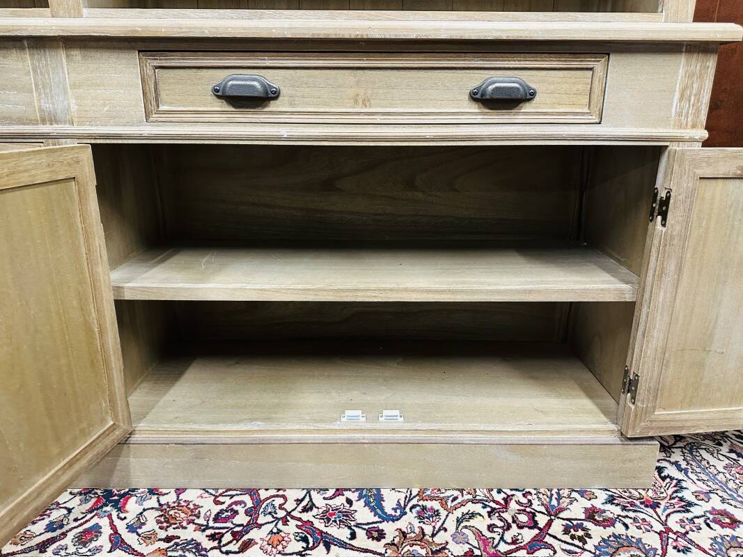 Country Pale Oak Look Bookcase