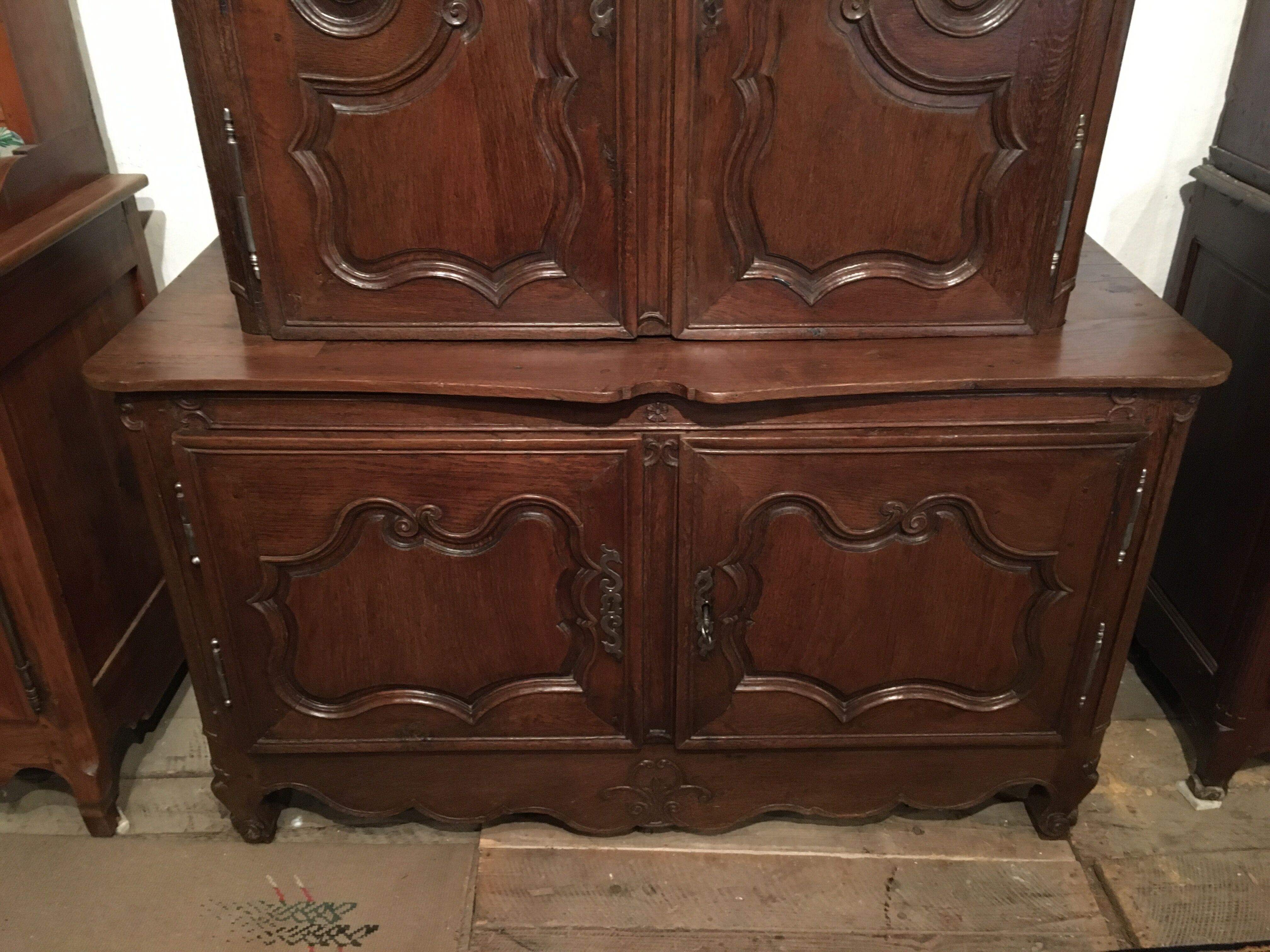 Buffet 2 body Louis XV Lorraine XVIII ° era