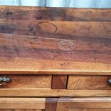 Louis XVI height buffet in walnut