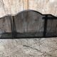Fire Screen Grilled Fireplace 3 Shutters Black Metal Vintage