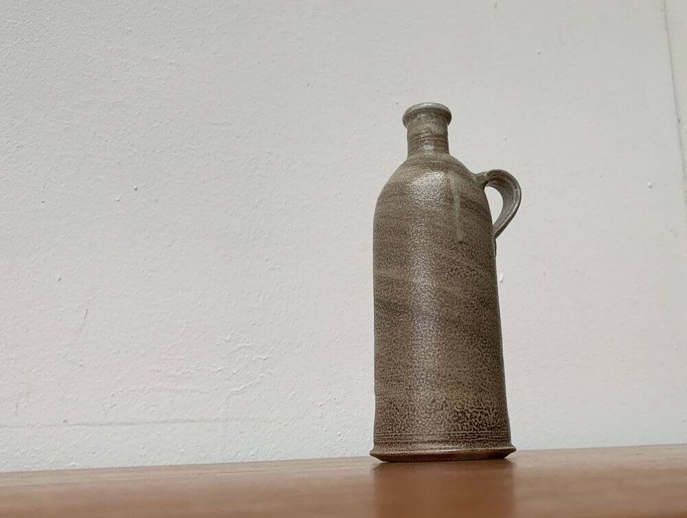 Mid-Century Minimalist Studio Pottery Carafe Vase, 1960s
