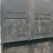 Large walnut shop library from the late 19th century.