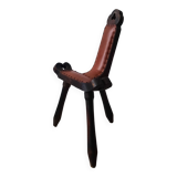 Brutalist style tripod accent chair from the 50s