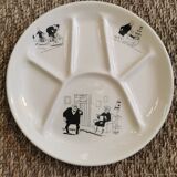 6 assiettes parlantes de Jacques Faizant Pour Saint Amand