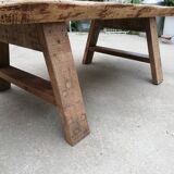 Table basse esprit primitif wabi Sabi