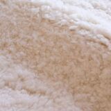 Contemporary red and white rug - 346 x 246 cm