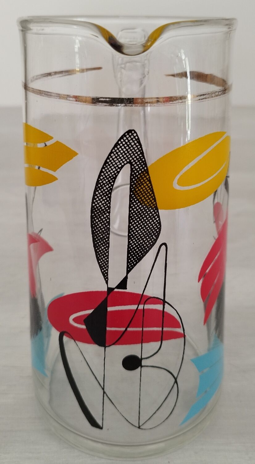 Vintage orangeade glass service