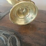 Bougeoir à pouce en bronze